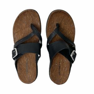Merrell Around Town Thong Buckle Sandals Size 7